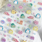 Pokemon Pikachu Nail Stickers 5D Embossed Nail Art Stickers Water Cup Phone Case DIY Deco Birthday kids Gift