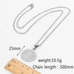 Catholic Saint Benedict Medallion Pendant Necklace Stainless Steel San Benito Collares Choker Women Men