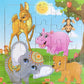 New 20 Piece Wooden 3d Puzzle Cartoon Animal Vehicle Jigsaw Puzzle Montessori Educational Toys For Kids 3-6 Years Old