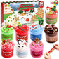 2026 Slime Christmas Advent Calendar 24 Days Christmas Countdown Calendar Kit with Xmas Dessert Theme Accessories, Xmas Party Favors Supplies, Kids Fun Gifts for Boys Girls
