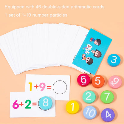 Children's Early Education Math Teaching Aids Number Cognition Matching Educational Toys for Mathematical Operations Learning