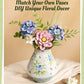 Rolife Wooden Flower 3D Puzzle - Blue Hydrangea/Lotus DIY Artificial Flower Model Building Craft Kit for Home Decor Holiday Gift for Lovers Girls(TW141/151)