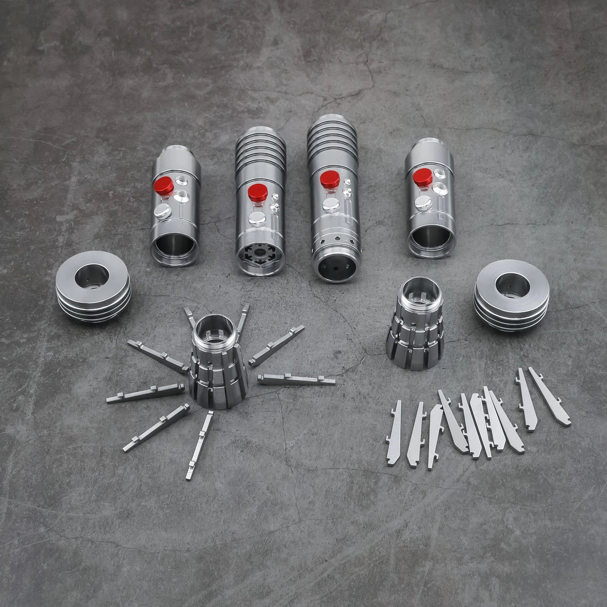 Darth Maul SNV4 2pcs Handle+Blade JEDI 27sound Double Lightsaber Toys Metal Hilt Light Smooth Swing Proffie TXQSABER