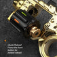 EDC Fidget Spinner Revolver Toy Alloy Mini Gun Model Metal Collectible Ring Gun for Stress Relief Shooting Gadget Gift for Teens