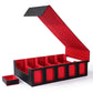 Trading Card Storage Box 5-Row 3900+ Capacity,TCG MTG Card Case with Magnetic Lid & Commander Display,Top Loader Storage for Sports Cards
