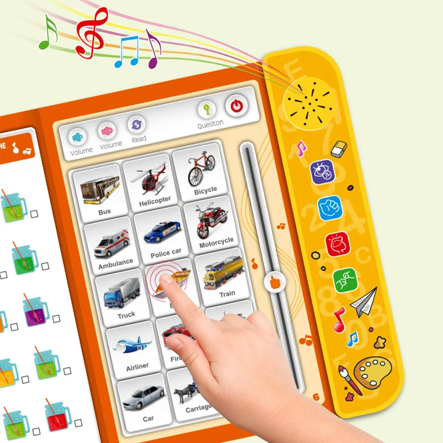 Interactive Electronic Learning Books with Pen, Multi-theme Sound Books for Kids, Music & Speaking  Educational Toys