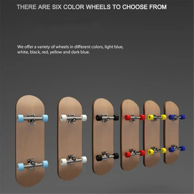 Mini Maple Finger Skateboard Desktop Sport Game Fingerboard Toys Mini Funny Cute Skate Gift Christmas for Boy Gift
