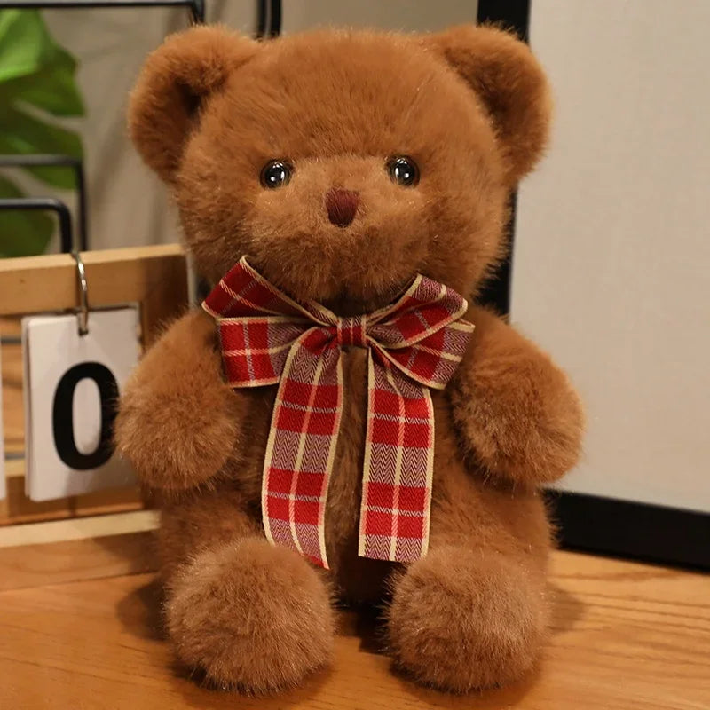 20cm Good Quality Heart Sweater Bear Plush Toys Boys Girls Lovely Cartoon Animals Stuffed Dolls  Christmas Birthday Present