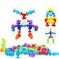 19 Pcs Suckers Assembled Toys Funny Silicone Block Model Construction Toys Sucker Suction Cup Educational Building Block Toy