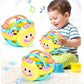 Baby Soft Teething Toys Newborn Early Educational Sensory Teether Rattle Touch Hand Grasping Ball Develop Infant Ball Game Toy