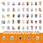100/200pcs Kawaii Calico Critters Stickers Cute Laptop Scrapbook Graffiti Decals Skateboard Handheld  Aesthetic Sticker Toys