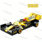 NEW DIY Four Grid Formula Racers Racing Car Pull Back Speed Vehicle Building Blocks Kit Boys Bricks Movie Model  Toy City Ideas