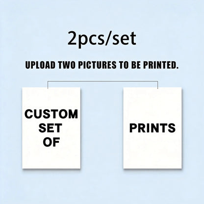 Custom Canvas Prints Photo Wall Art Personalized Poster for Family Life Pets Anime Birthdays Weddings Scenery Home Decor Gifts
