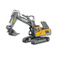 ZWN 2.4G Remote Control Excavator Dump Truck RC Model Car Toy Professional Alloy Plastic Simulation Construction Vehicle for Kid