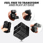 Interest Creative Blocks For Stress Relief And Relaxation, Pocket Blocks For One Handed Playable Folding Toys To Give To Adult