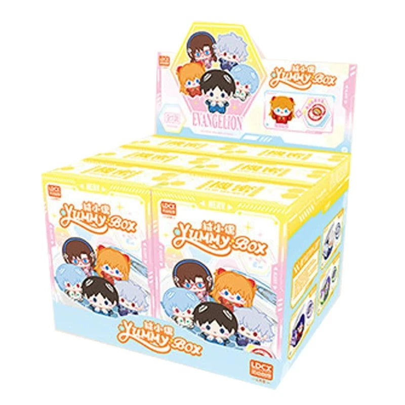 In Stock Genuine LDCX EVANGELION EVA Doll Yummybox Plush Blind Box Lunch Box Bento Box Ikari Shinji Anime Peripheral Toys Gifts