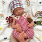 20inch Can Open Mouth Loulou Silicone Reborn Doll Realistic Full Body Fine Details Premium Model for Educational Training and Display