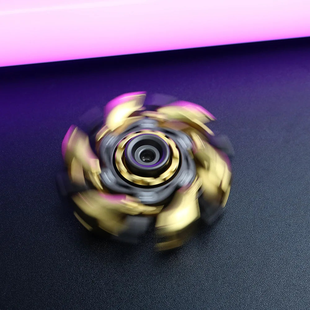 Mecha Transform EDC Metal Fidget Spinner - Stress Relief Gyro Toy ADHD & Anxiety Relief Tool Adult Decompression Finger Spinner