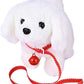 18CM Electric Simulation Puppy Plush Toys Interactive Dog Robot  Walking Barking Tail Wagging Toy for Kids Birthday Xmas Gift