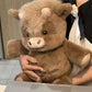 Adorable Highland Cattle Plush Toy 45cm - Huggable Running Cow Stuffed Animal Made with Premium Soft Fabric, Soothing Companion