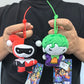 9cm Batman Superman Plush Keychain DC Justice League 9cm Harley Quinn Joker Cute Cartoon Movie Dolls Creative Christmas Gifts