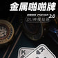 Stress Relief Push Card Metal Fingertip EDC Poker A K King Gyro Toy for Office Adults Anti Anxiety Fidget Papa Coin