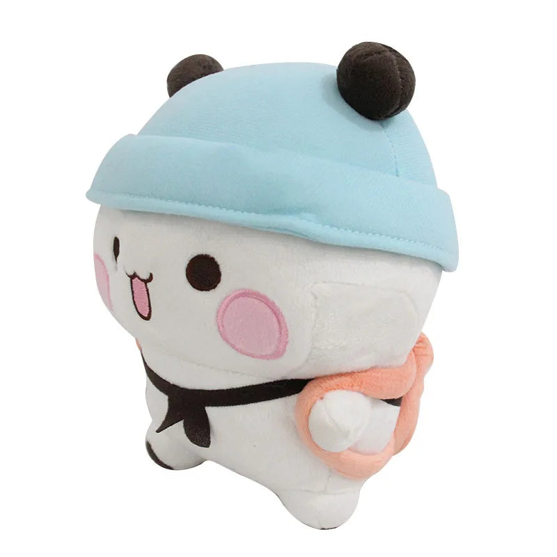 Anime Cartoon Panda Expression Bag Doll, 3D Animation Peripheral Pillow, Kawaii Plush Toy, Birthday Gift for Girls, 20cm