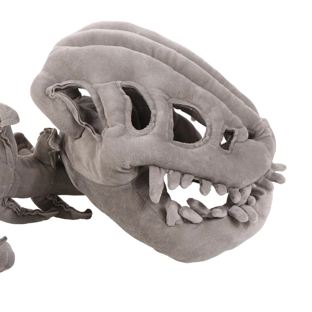 3D Dinosaur Skeleton Funny Novelty Dinosaur Skeleton Cos Props Comfortable Soft Dinosaur Skeleton Costume Set Children