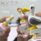 Mine Seagull Keycap Keychain Luminous Sounding Stress Relief Creative Fidget Toy Portable Electronic Pendant For Friend Relax