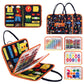 Busy Board Montessori Toys for Toddler Boy Birthday Gifts, Busy Book Sensory Toys for Toddlers Learning Educational