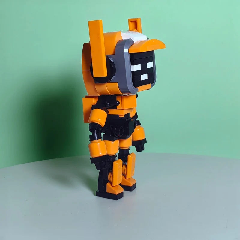 GSBAN MOC K-VRC Love-Death-Robot 3 Faces 155PCS Bricks Animation Smart Future Robots Model Building Blocks Toys for