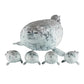 Mother & Baby Seal Plush Toy Set – Soft Zipper Seal Doll Gift
