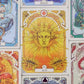 Art Nouveau Floral Romantic Oracle Cards 37Pcs English Divination Deck For Party Table Game