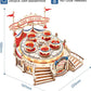 Robotime ROKR Magic Amusement Park Wooden Toys DIY Music Box Moveable 3D Wooden Puzzle for Kids Gifts for Christmas EA