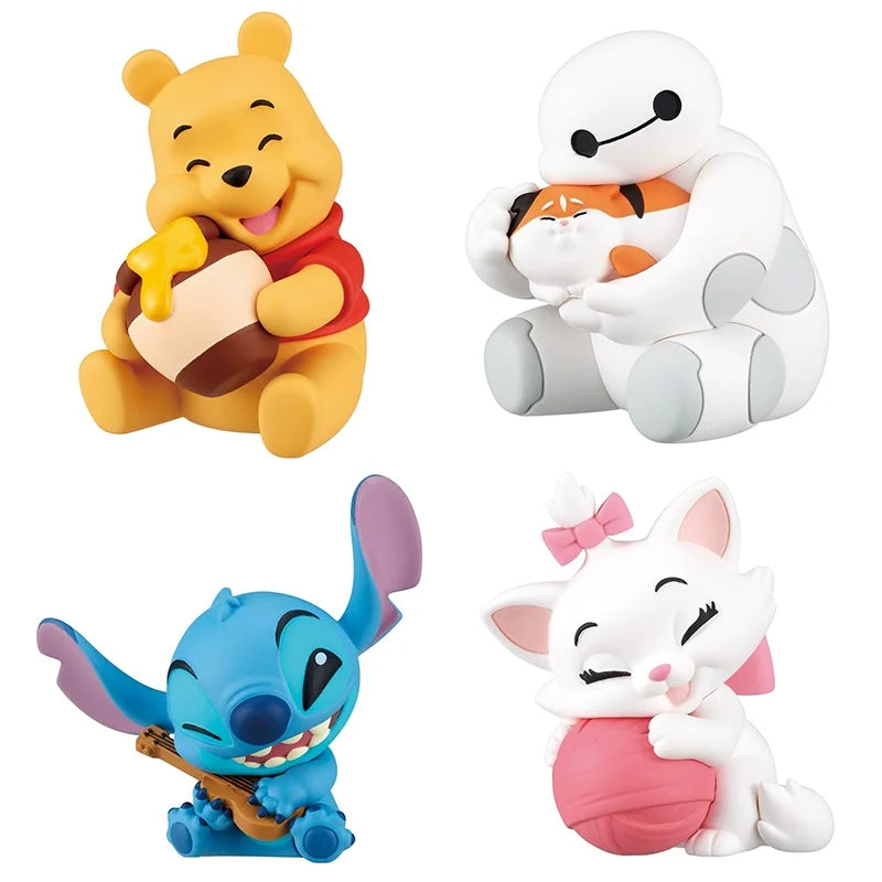In Stock New Cartoon Yellow Bear Stitching Character Plush Hug Toy Blind Box Cute Desktop Decoration Surprise Box Souvenir