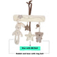 2025 New Hanging Bed Rabbit Baby Hand Bell Safety Seat Plush Toy Multifunctional Plush Toy Stroller Mobile Gifts