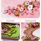 Rolife DIY Wooden 3D Puzzle Sakura Bonsai Model Building Kit for Home Decor Christmas Birthday Gifts for Adults Kids Friends