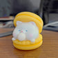 Creative Spit Bubble Burger Squishy Toy Cute Macaron Cartoon Stress Relief for Adults Office Vent Prank Desktop Decor Ornaments