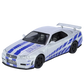 1:32 GTR R34 SKYLINE Fast Alloy Simulation Car Model Diecasts & Toy Vehicles And Furious Cars Decoration Toys gift for collectio
