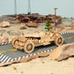 Robotime Classic Car 3D Wooden Puzzle Train Army Jeep Heavy Truck Vintage Car 1:15 Scale Model Building Kits for Kids