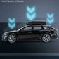 1/32 Audi RS6 Toy Car Model with Sound Light Doors Opened Alloy Diecast Model Vehicle Collection Toy for Boy Adult Festival Gift