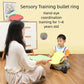 Bouncing Circle Throwing Training Toys Kids Adult Outdoor Interactive Cooperative Games Elastic Paddle Ball Fun Game