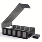 Trading Card Storage Box 5-Row 3900+ Capacity,TCG MTG Card Case with Magnetic Lid & Commander Display,Top Loader Storage for Sports Cards