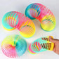 Rainbow Bounce Loop Folding Toy Material Spring Loop Children's Creative Magic Party Children's Hand Eye Coordination