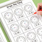Interactive Game Book 32 Page Telling Time Exercise Time Cognition Toy Book About Time Fun Time Game Drawing Learning Book