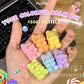 Rainbow Kitty Food-grade Silicone Squishy Toy, Handmade Taba Squishy, Gummy Soft Adhesive Squeeze Toy, Happy Game Spoof Pinching