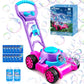 JOYFY Bubble Lawn Mower Bubble Machine Summer Outdoor Toys Pink Bubble Blower for Kids 3-6 Birthday Gifts
