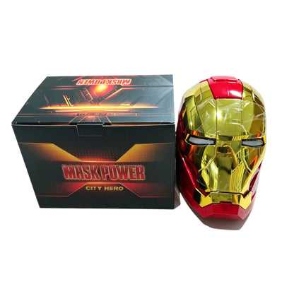 2026 New 1:1 Sci-Fi Mecha Anime Peripheral Helmet Electric Wearable Voice Control Cosplay Mask Model Adult Collectible Toy Gifts