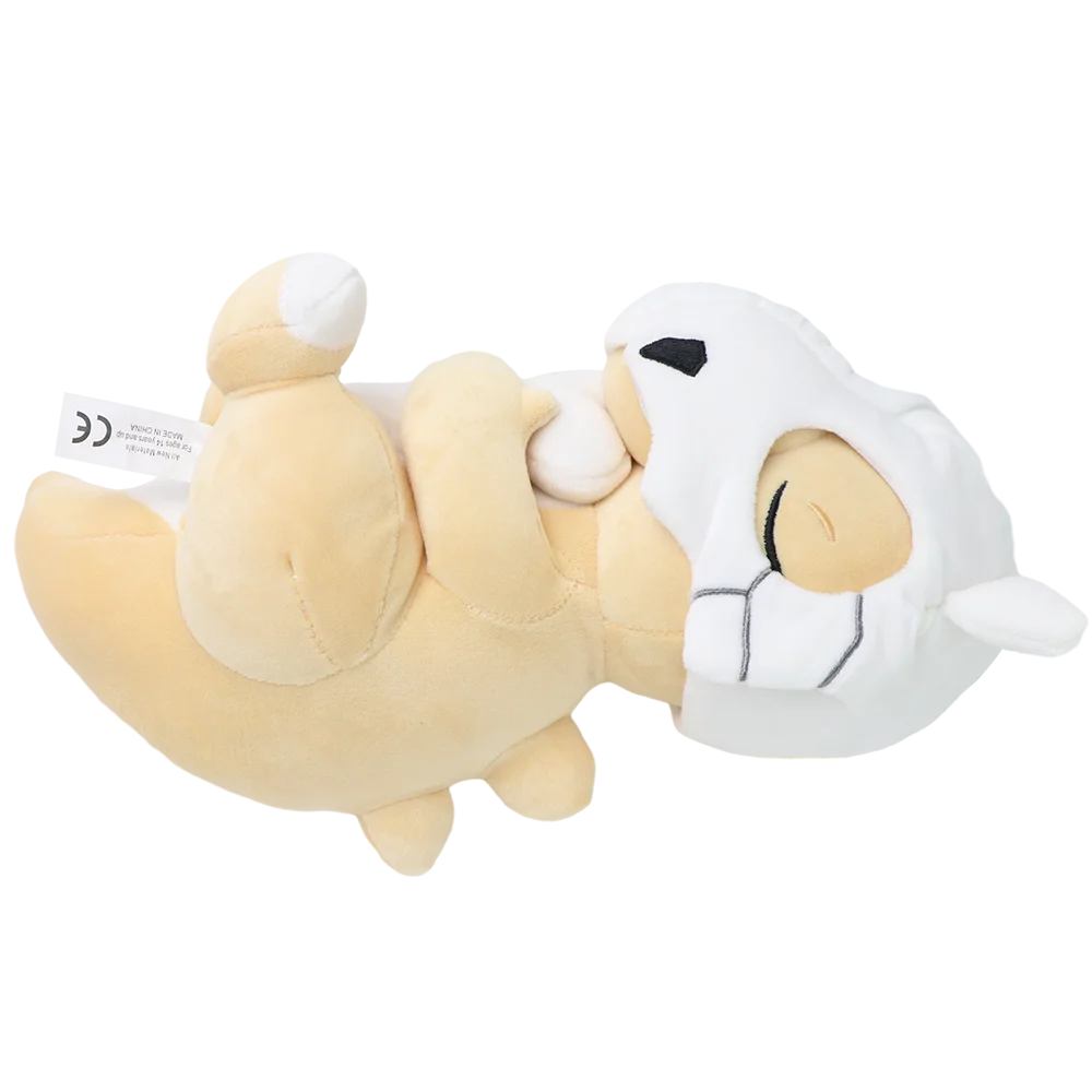 Cubone Sleeping Plush Toy Stuffed Soft Cartoons All Star Collection for Boys Girls Birthday Gift,10" Inch