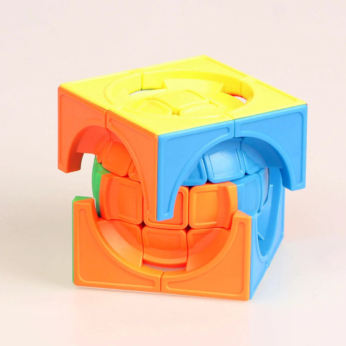 Magic Ball, Magic Cube Ball, Fun Stress Relief, Brain Boosting, Speed Game, Children's Color Blocking 3D Puzzle Toys